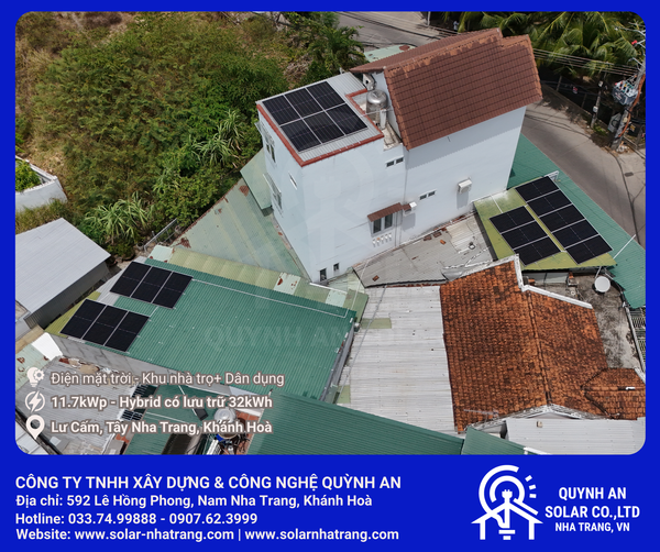 Hình ảnh thực tế - Quỳnh An Solar - Công Ty TNHH Xây Dựng Và Công Nghệ Quỳnh An