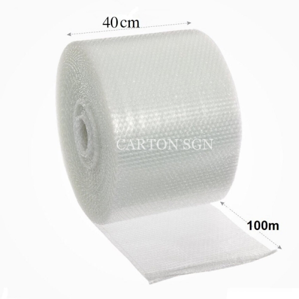 Cuộn bong bóng khí 40x100 - Thùng Giấy Carton Sài Gòn Nguyễn - Công Ty TNHH Đầu Tư Thương Mại Sài Gòn Nguyễn