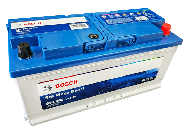 Ắc quy BOSCH DIN 610.092 ( DIN110) - ắc Quy Phúc Duy An - Công Ty TNHH Xây Dựng Thương Mại Dịch Vụ Phúc Duy An