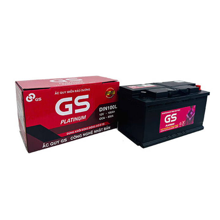 Ắc quy GS MF DIN100L - ắc Quy Phúc Duy An - Công Ty TNHH Xây Dựng Thương Mại Dịch Vụ Phúc Duy An