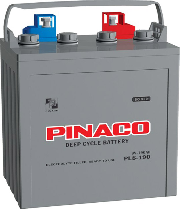 ẮC quy xe điện Pinaco 8V - 190Ah - ắc Quy Phúc Duy An - Công Ty TNHH Xây Dựng Thương Mại Dịch Vụ Phúc Duy An