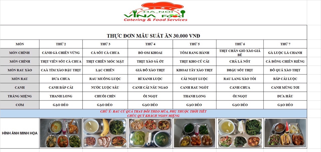  - Công Ty TNHH TM&DV Ăn Uống Vina Food Hà Nội