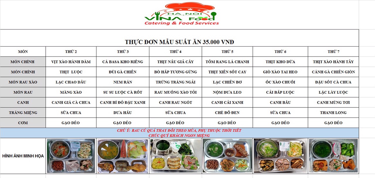  - Công Ty TNHH TM&DV Ăn Uống Vina Food Hà Nội