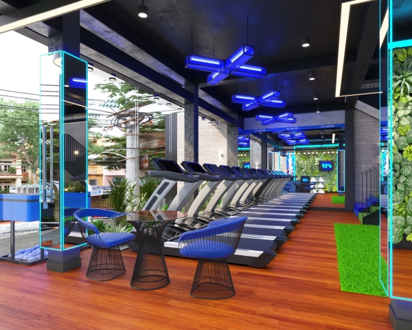 Thi công phòng tập Gym - Xây Dựng Saigon Building - Công Ty TNHH Xây Dựng Saigon Building