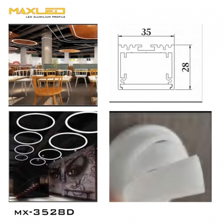Led thanh nhôm uốn cong MX-3528d - Led MaxLed - Công Ty TNHH Giải Pháp Chiếu Sáng GB Việt Nam