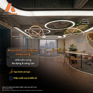 Giải Pháp Chiếu Sáng LED Uốn Cong Đa Dạng & Sáng Tạo