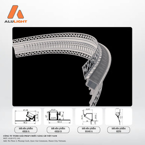 Máng Nhôm LED Profile Kiến Trúc Định Hình