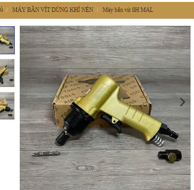 Máy bắn vít dùng khí nén - Chi Nhánh Công Ty TNHH Một Thành Viên Xuất Nhập Khẩu Thương Mại Thịnh Dũng