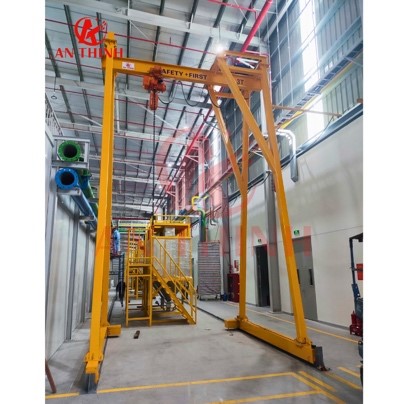 Cổng trục đẩy tay - Công Ty TNHH Cầu Trục Và Kết Cấu Thép An Thịnh