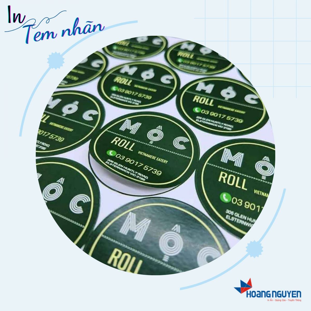 In tem nhãn, nhãn mác - In ấn Quảng Cáo Hoàng Nguyễn - Công Ty TNHH Quảng Cáo Truyền Thông Hoàng Nguyễn