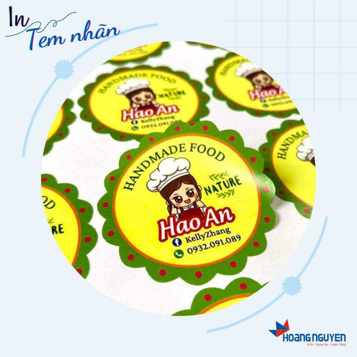 In tem nhãn, nhãn mác - In ấn Quảng Cáo Hoàng Nguyễn - Công Ty TNHH Quảng Cáo Truyền Thông Hoàng Nguyễn