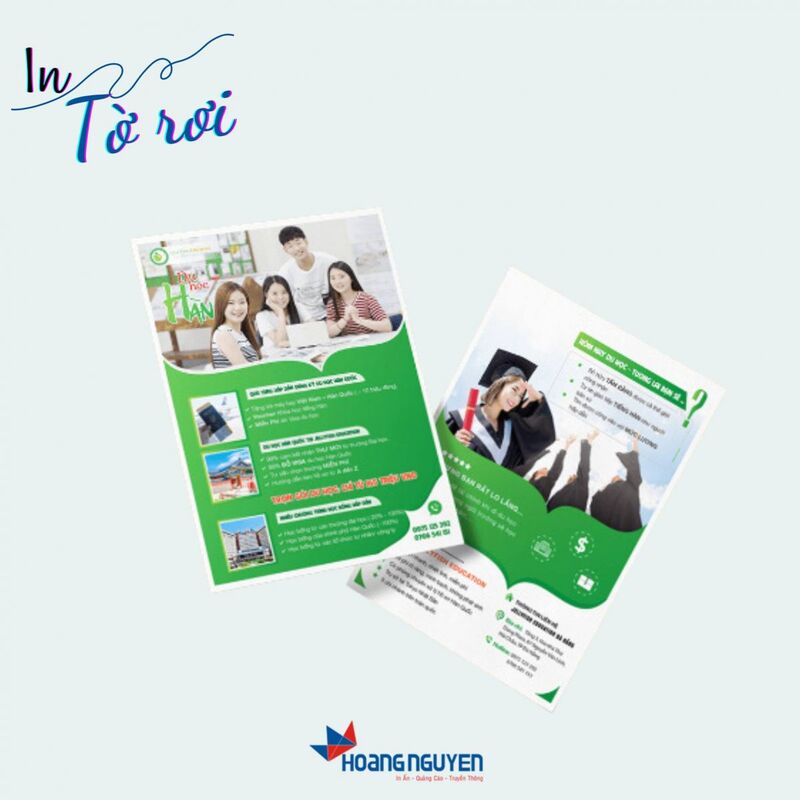 In tờ rơi quảng cáo - In ấn Quảng Cáo Hoàng Nguyễn - Công Ty TNHH Quảng Cáo Truyền Thông Hoàng Nguyễn