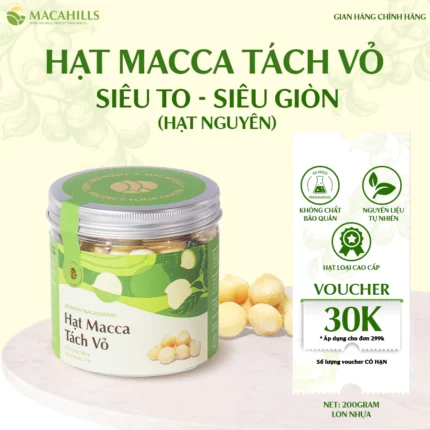 Nhân Hạt Macca Tách Vỏ