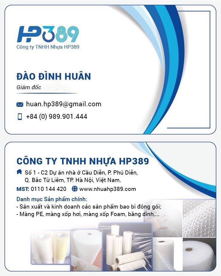 Hình ảnh công ty - Vật Liệu Đóng Gói  HP389 - Công Ty TNHH Nhựa HP389