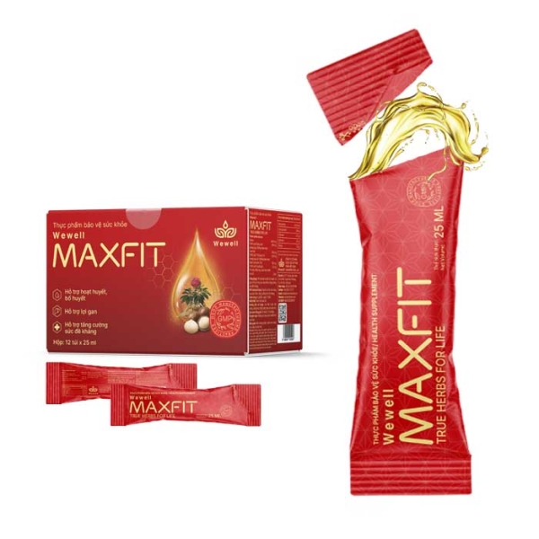 Nước uống thảo dược Wewell Maxfit - Công Ty CP Dược Liệu Và Thực Phẩm Việt Nam