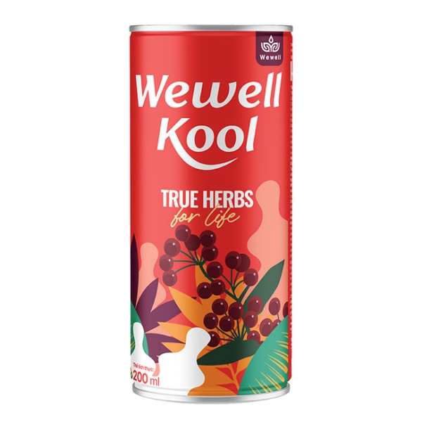 Nước uống thảo dược Wewell Kool - Công Ty CP Dược Liệu Và Thực Phẩm Việt Nam