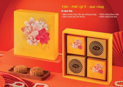 Hộp bánh trung thu Mai Vàng - Quà Tết S&T - Công Ty TNHH Phát Triển Xuất Nhập Khẩu S&T Việt Nam