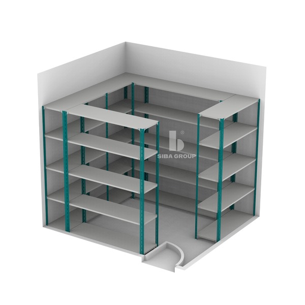 Kệ kho chứa hàng cho siêu thị - Tủ Sắt Văn Phòng SIBA - Công Ty Cổ Phần Tập Đoàn Cơ Khí Công Nghệ Cao SIBA