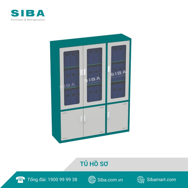 Tủ hồ sơ cao cho văn phòng - Tủ Sắt Văn Phòng SIBA - Công Ty Cổ Phần Tập Đoàn Cơ Khí Công Nghệ Cao SIBA