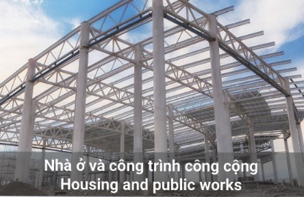Nhà ở, công trình công cộng