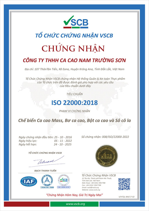 ISO 22000:2018 - Sản Phẩm Công Nghiệp Nông Thôn Tiêu Biểu - Sản Phẩm Đắk Lắk Online