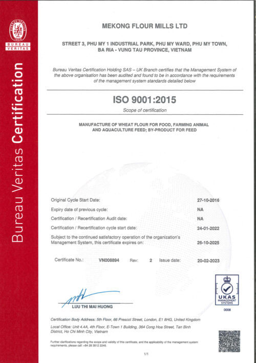 Chứng nhận ISO 9001:2015