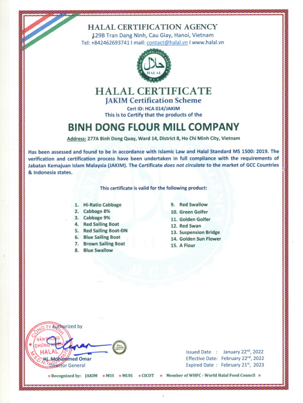 Chứng nhận HALAL