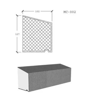 Phào chỉ bê tông nhẹ EPS MC-002 - Phào Chỉ Renewal Green - Công Ty TNHH Vật Liệu Tái Tạo Năng Lượng Xanh