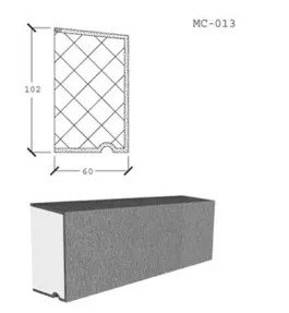 Phào chỉ bê tông nhẹ EPS MC-013 - Phào Chỉ Renewal Green - Công Ty TNHH Vật Liệu Tái Tạo Năng Lượng Xanh