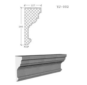 Phào chỉ bê tông nhẹ EPS YJ-002 - Phào Chỉ Renewal Green - Công Ty TNHH Vật Liệu Tái Tạo Năng Lượng Xanh