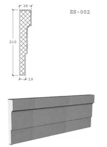 Phào chỉ bê tông nhẹ EPS ZS-002 - Phào Chỉ Renewal Green - Công Ty TNHH Vật Liệu Tái Tạo Năng Lượng Xanh