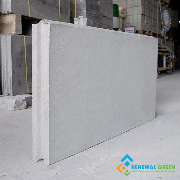 Tấm bê tông bọt, tấm panel CLC cách nhiệt tỷ trọng nhẹ - Phào Chỉ Renewal Green - Công Ty TNHH Vật Liệu Tái Tạo Năng Lượng Xanh