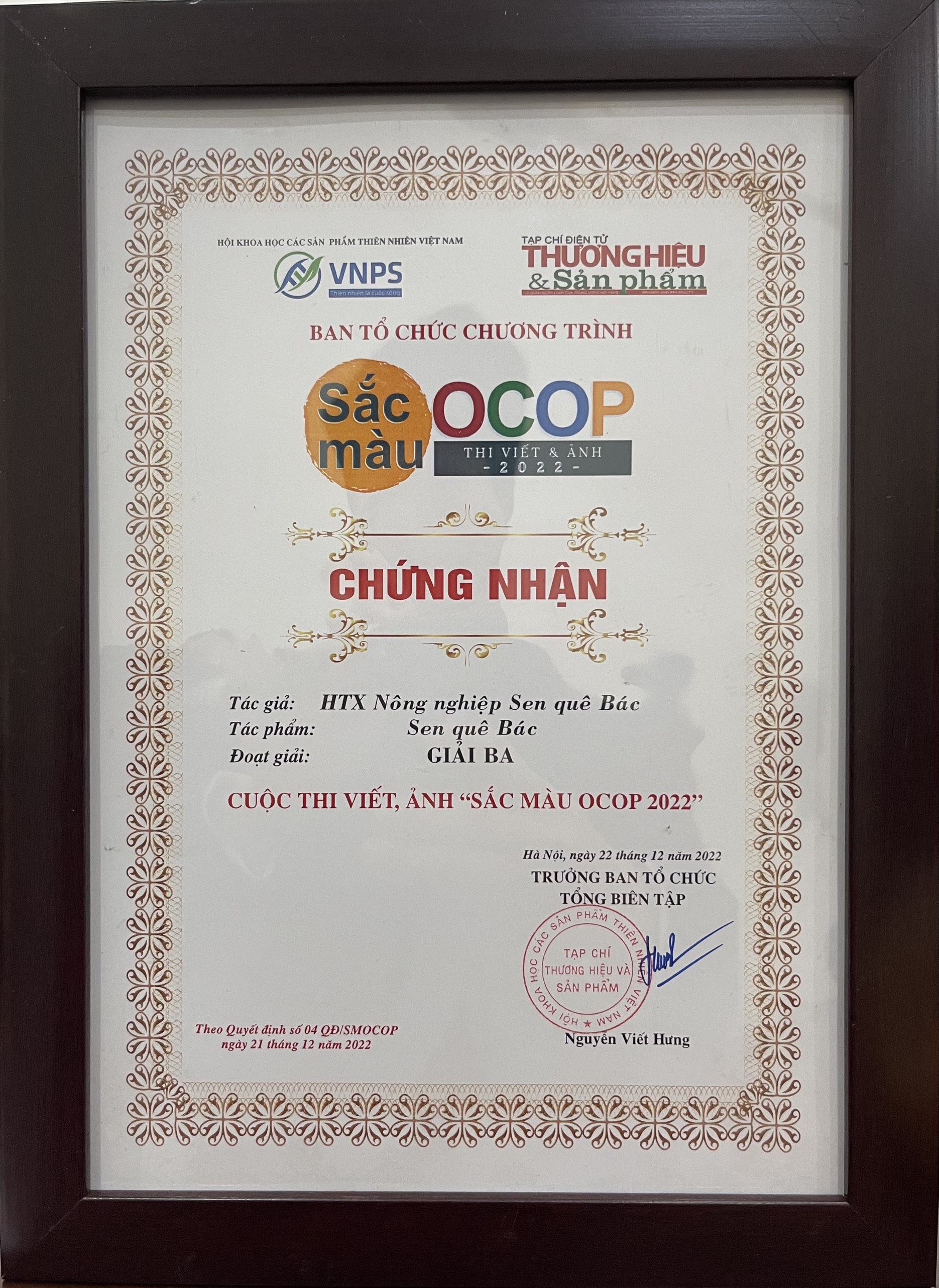 Giấy chứng nhận