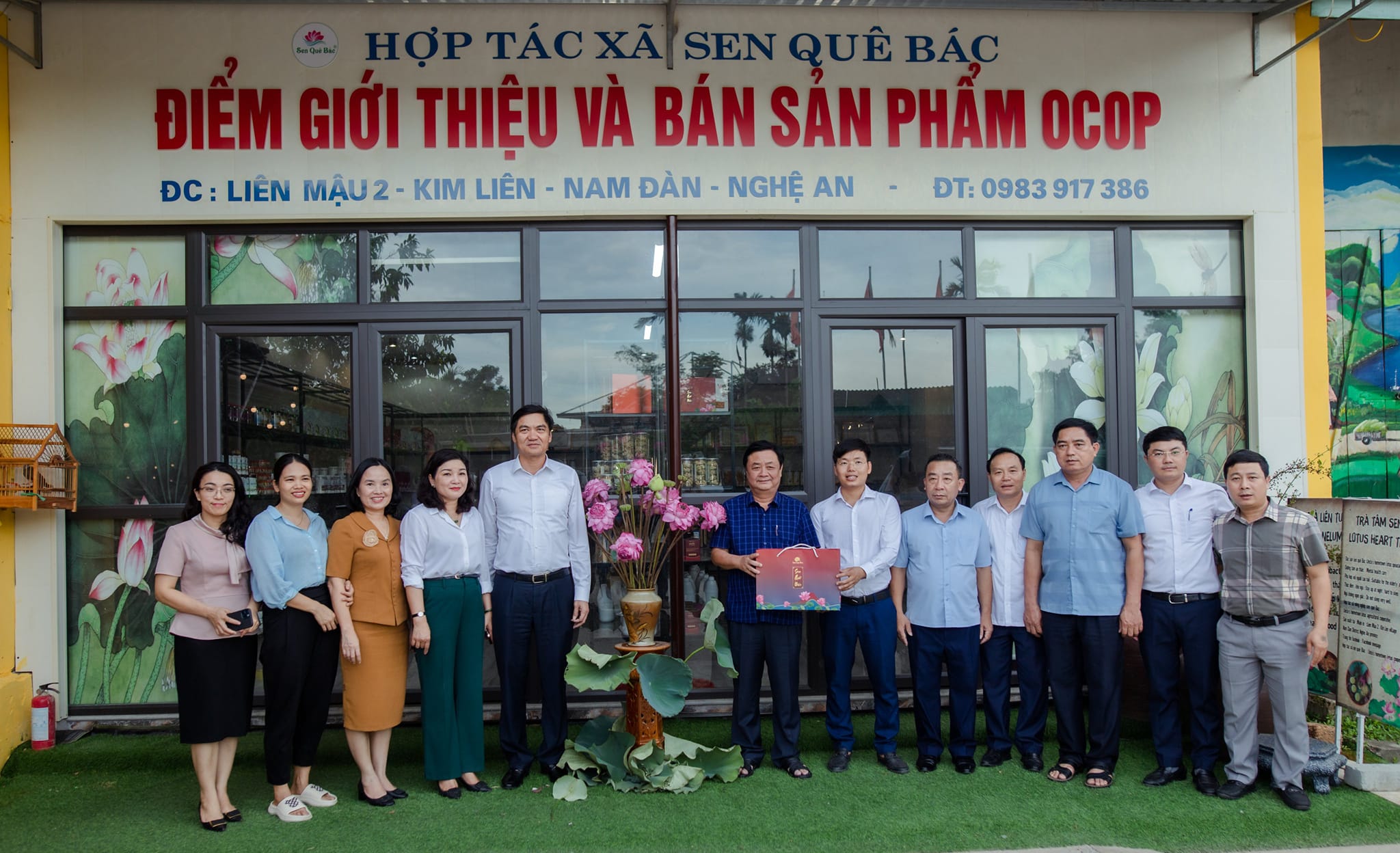 Hình ảnh hợp tác xã nông nghiệp Sen Quê Bác