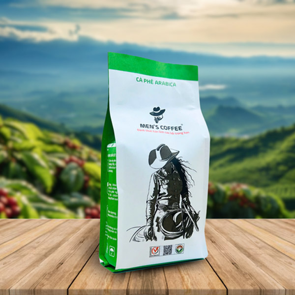 Cà phê Arabica Men`s Coffee gói 500g - Cà Phê Men`s Coffee - Công Ty TNHH Sản Xuất Thương Mại Và Dịch Vụ Bazan Đỏ