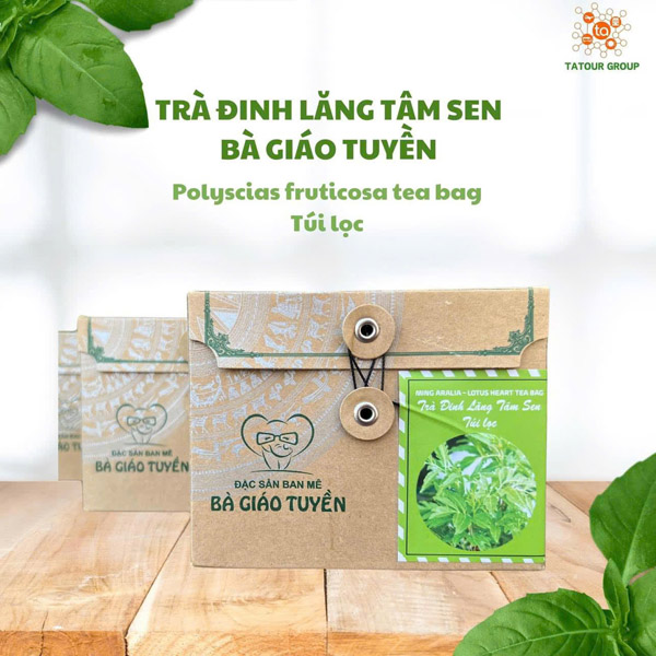 Trà Đinh Lăng Tâm Sen túi lọc Bà Giáo Tuyền - Cà Phê Men`s Coffee - Công Ty TNHH Sản Xuất Thương Mại Và Dịch Vụ Bazan Đỏ