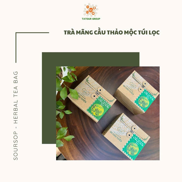 Trà Mãng Cầu Thảo Mộc túi lọc Bà Giáo Tuyền hộp 25 túi lọc - Cà Phê Men`s Coffee - Công Ty TNHH Sản Xuất Thương Mại Và Dịch Vụ Bazan Đỏ