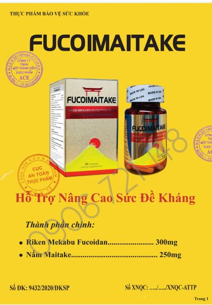 Viên uống FUCOIMAITAKE