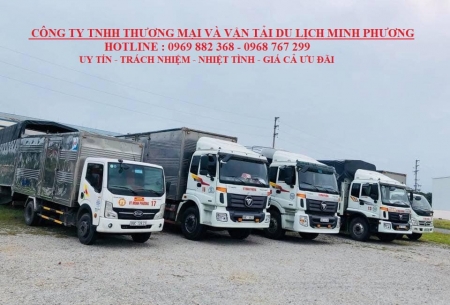 Chuyên tuyến vận chuyển Bấc Ninh - Hà Nội - Vĩnh Phúc - Phú Thọ - Yên Bái - Vận Tải Minh Phương - Công Ty TNHH Thương Mại Và Vận Tải Du Lịch Minh Phương