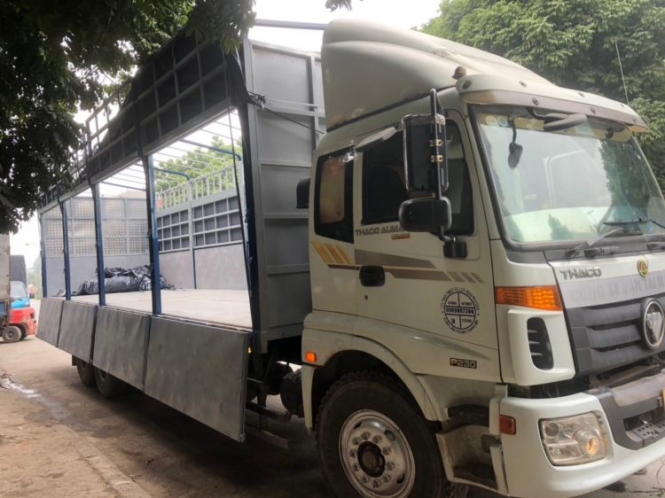 Nhận vận chuyển hàng hóa với xe 15 tấn thùng bạt mở sườn dài 9m7 - Vận Tải Minh Phương - Công Ty TNHH Thương Mại Và Vận Tải Du Lịch Minh Phương