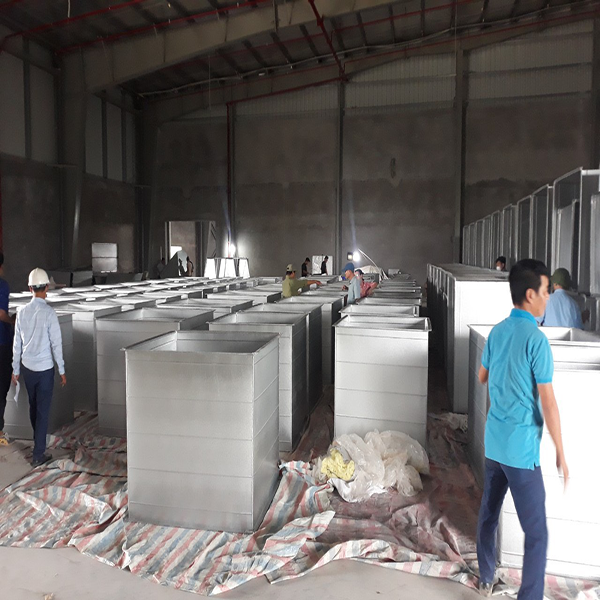 Thi công, lắp đặt hệ thống thông gió nhà xưởng