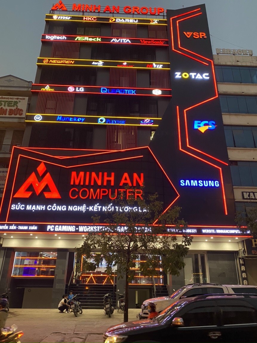 Biển mặt dựng tòa nhà - Công Ty TNHH Dịch Vụ Sản Xuất Và Quảng Cáo Quang Minh