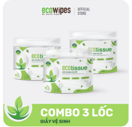 Combo 3 lốc giấy vệ sinh 6 cuộn, có lõi