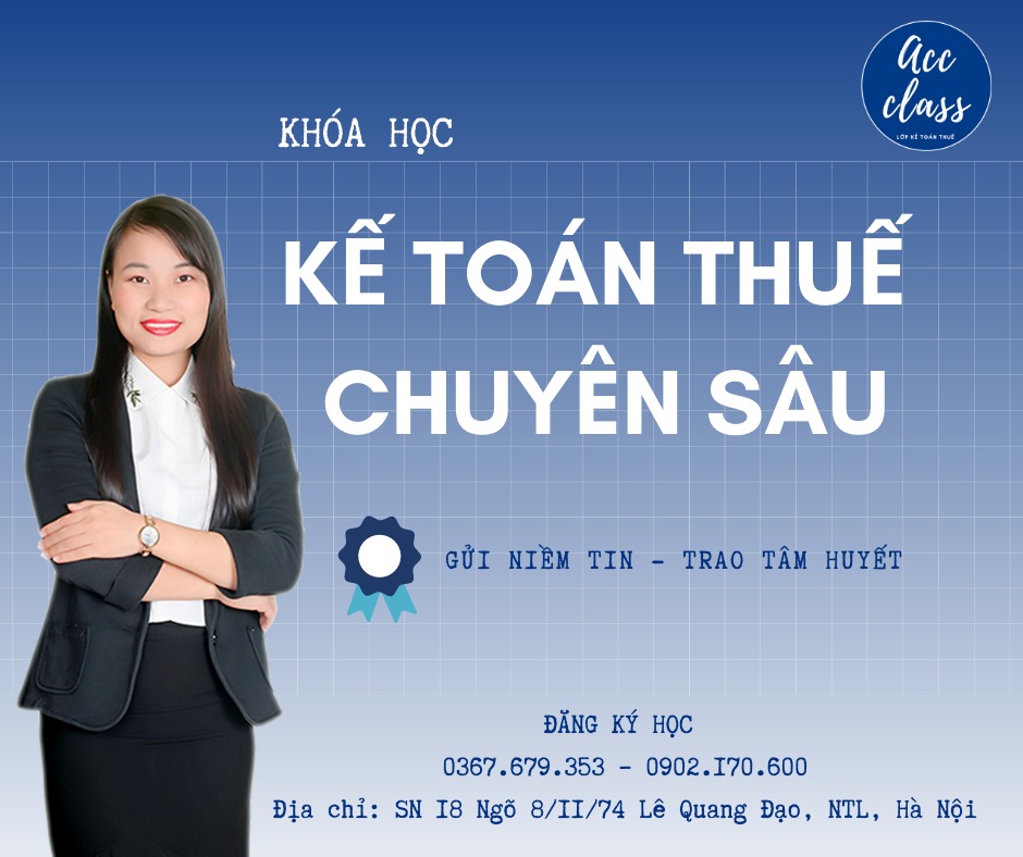 Khóa học kế toán thuế chuyên sâu