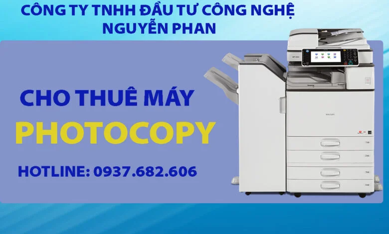 Cho thuê máy photocopy uy tín tại Vũng Tàu