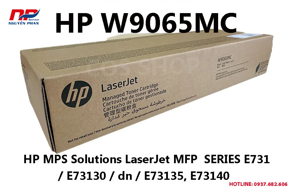 Hộp mực HP LaserJet E731 mã W9065MC