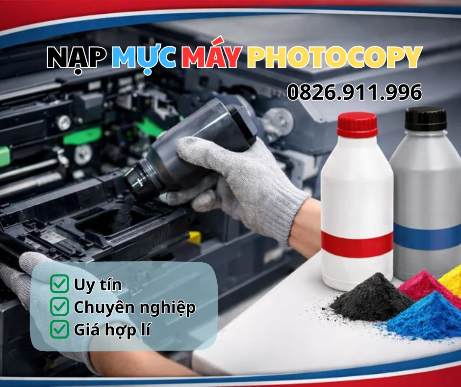 Nạp mực máy photocopy