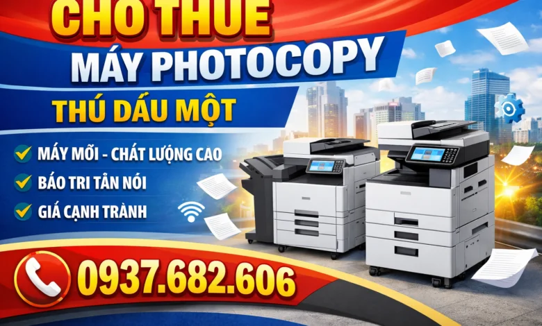Cho thuê máy photocopy tại Thủ Dầu Một 900k