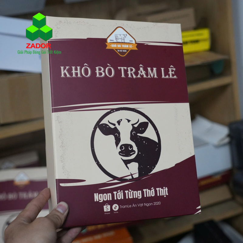 Hộp bò khô - Thùng Carton Zador - Công Ty TNHH Zador