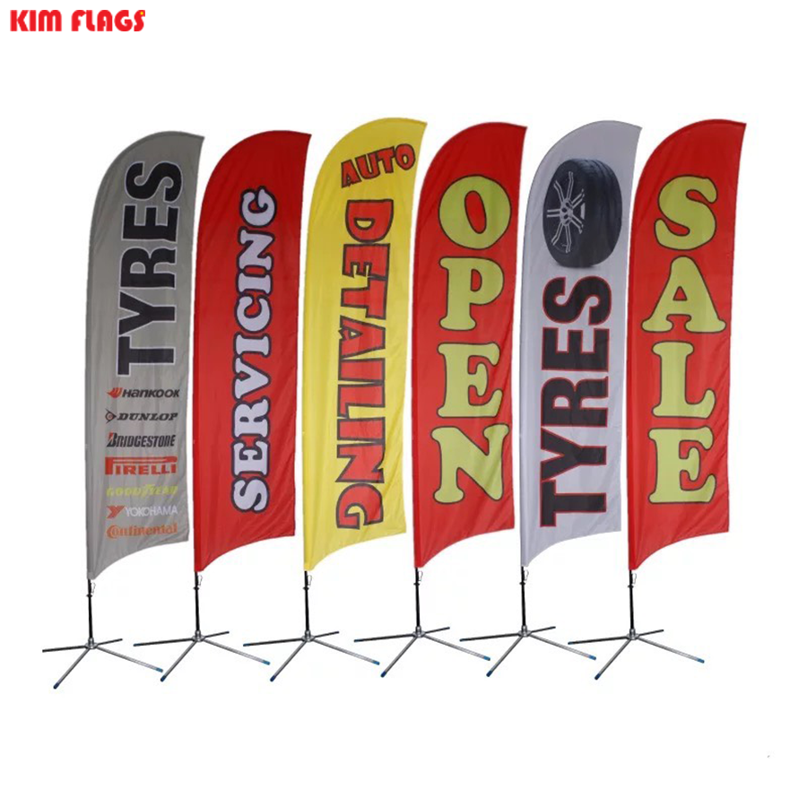 Cờ cánh buồm, phướn QC - Xưởng May Cờ Kim Flags - Công Ty TNHH Tư Vấn Đầu Tư Và Thương Mại Kim Global